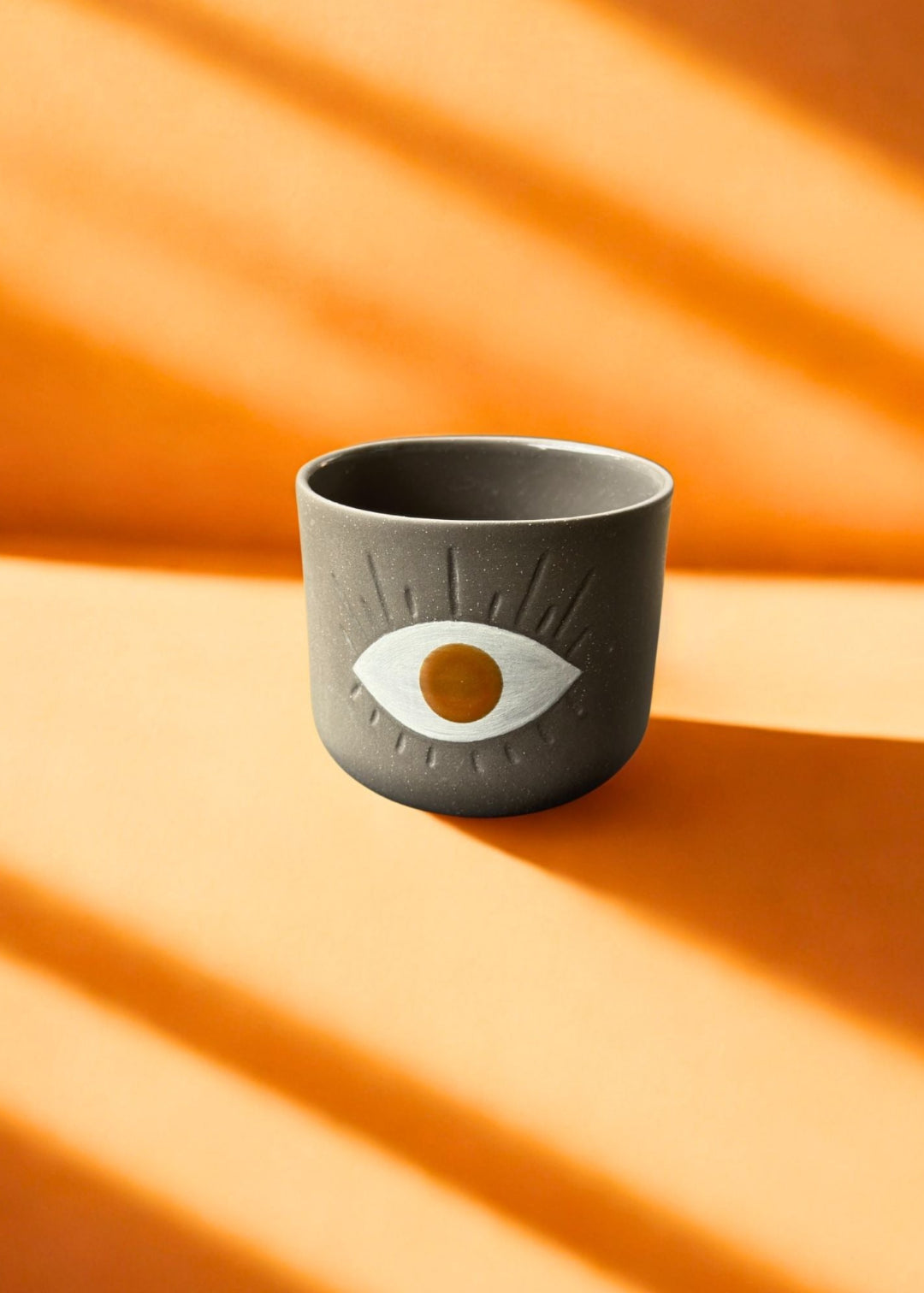 Evil Eye Cup (braun) - Small