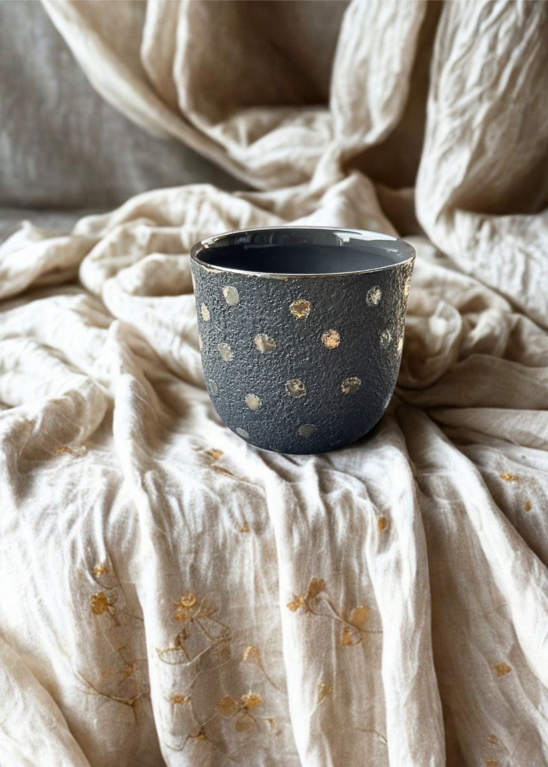 Dot Cup (schwarz/silber) - Large