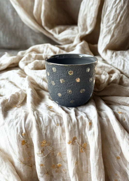 Dot Cup (schwarz/silber) - Large