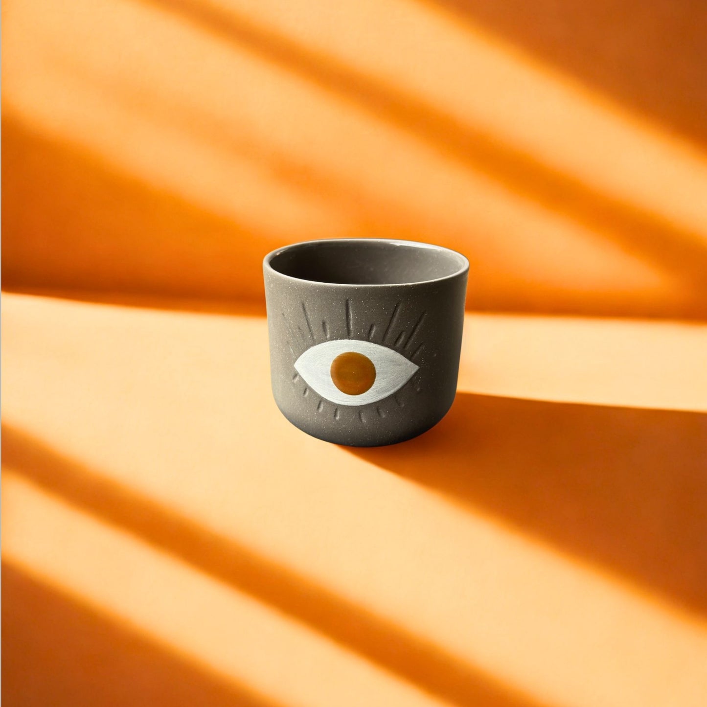 Evil Eye Cup (braun) - Small
