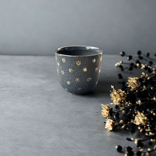 Dot Cup (schwarz/silber) - Large