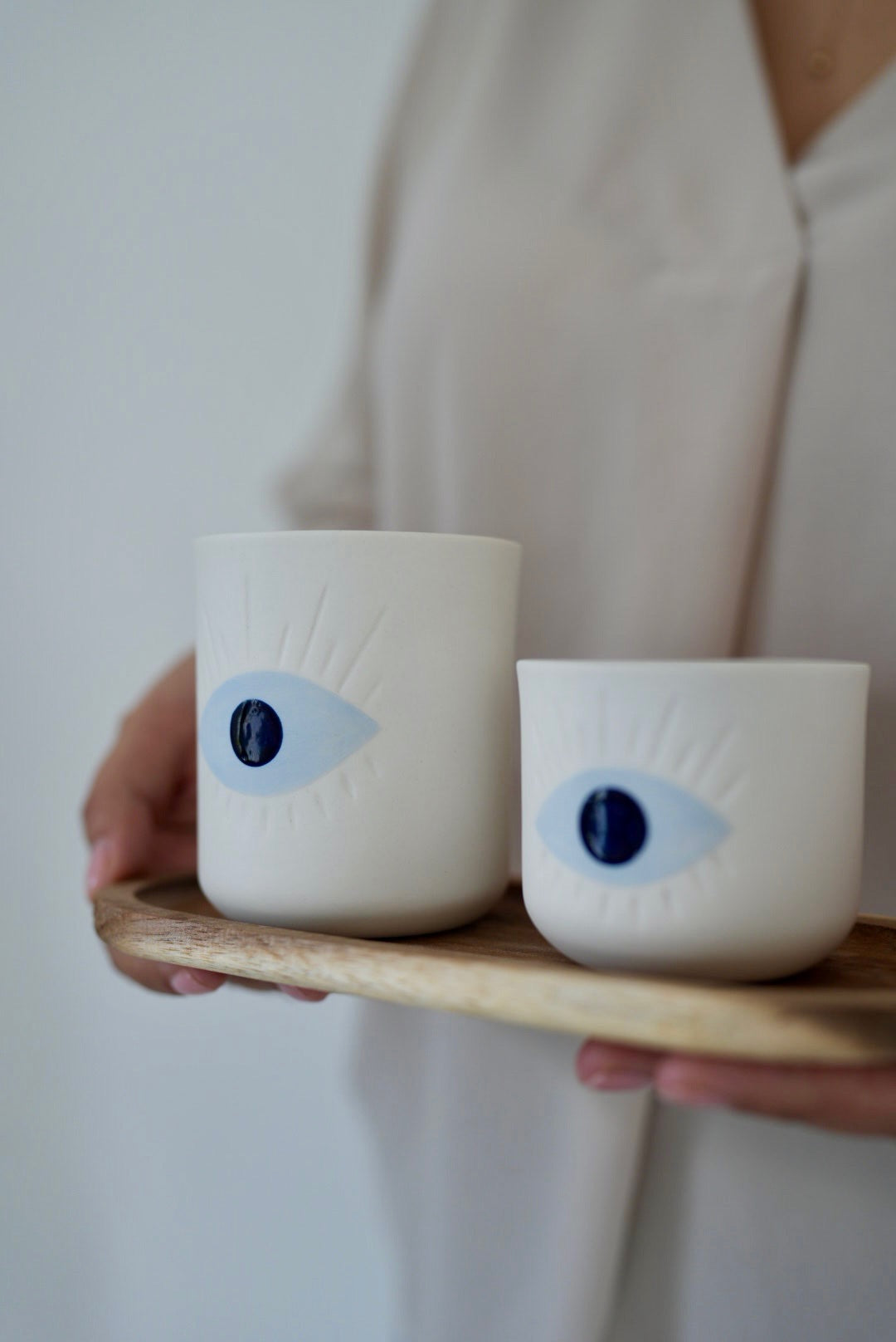 Evil Eye Cup (weiss) - Small