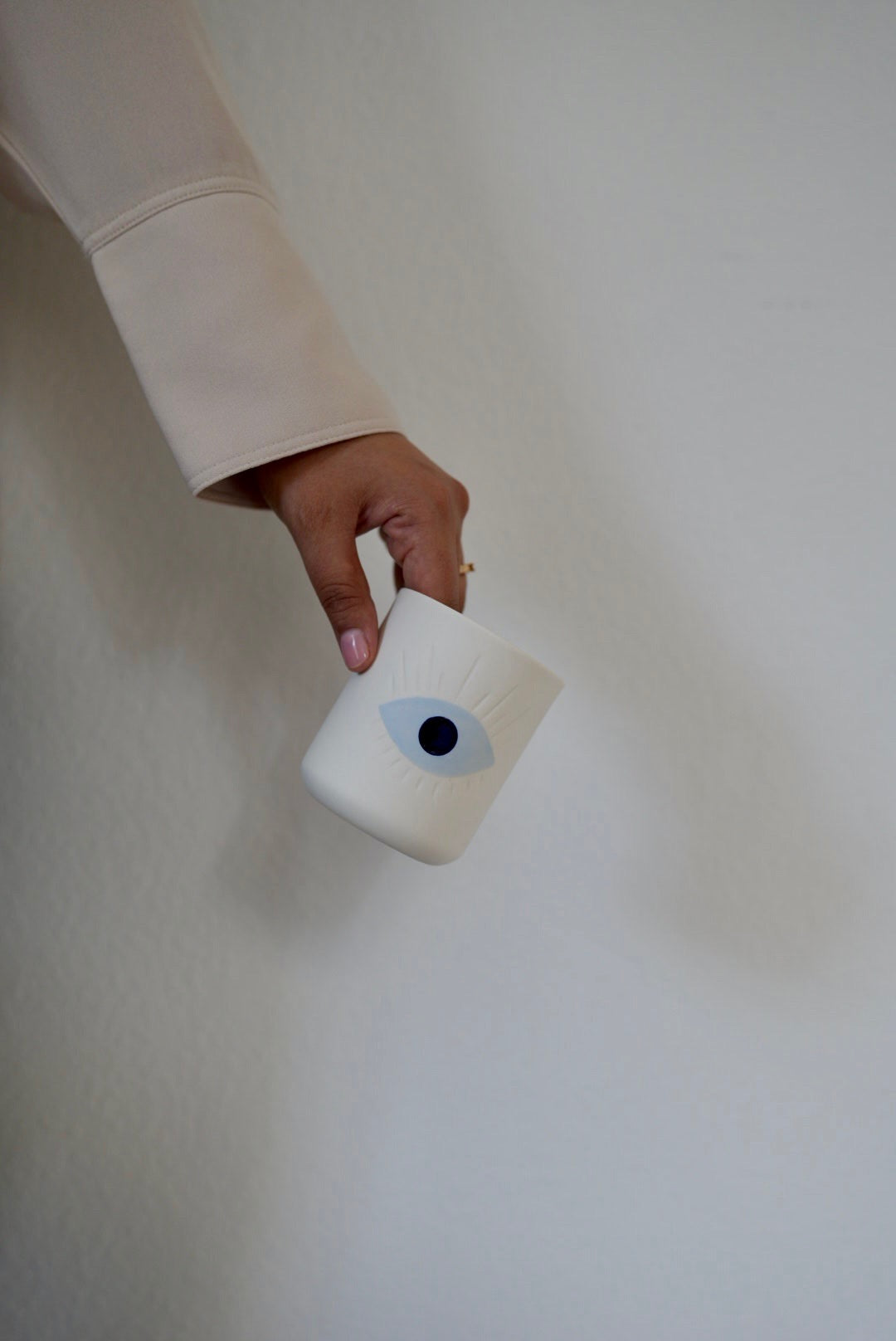 Evil Eye Cup (weiss) - Large