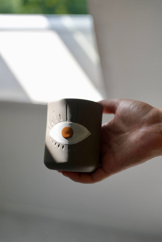 Evil Eye Cup (braun) - Large