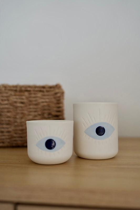 Evil Eye Cup (weiss) - Small