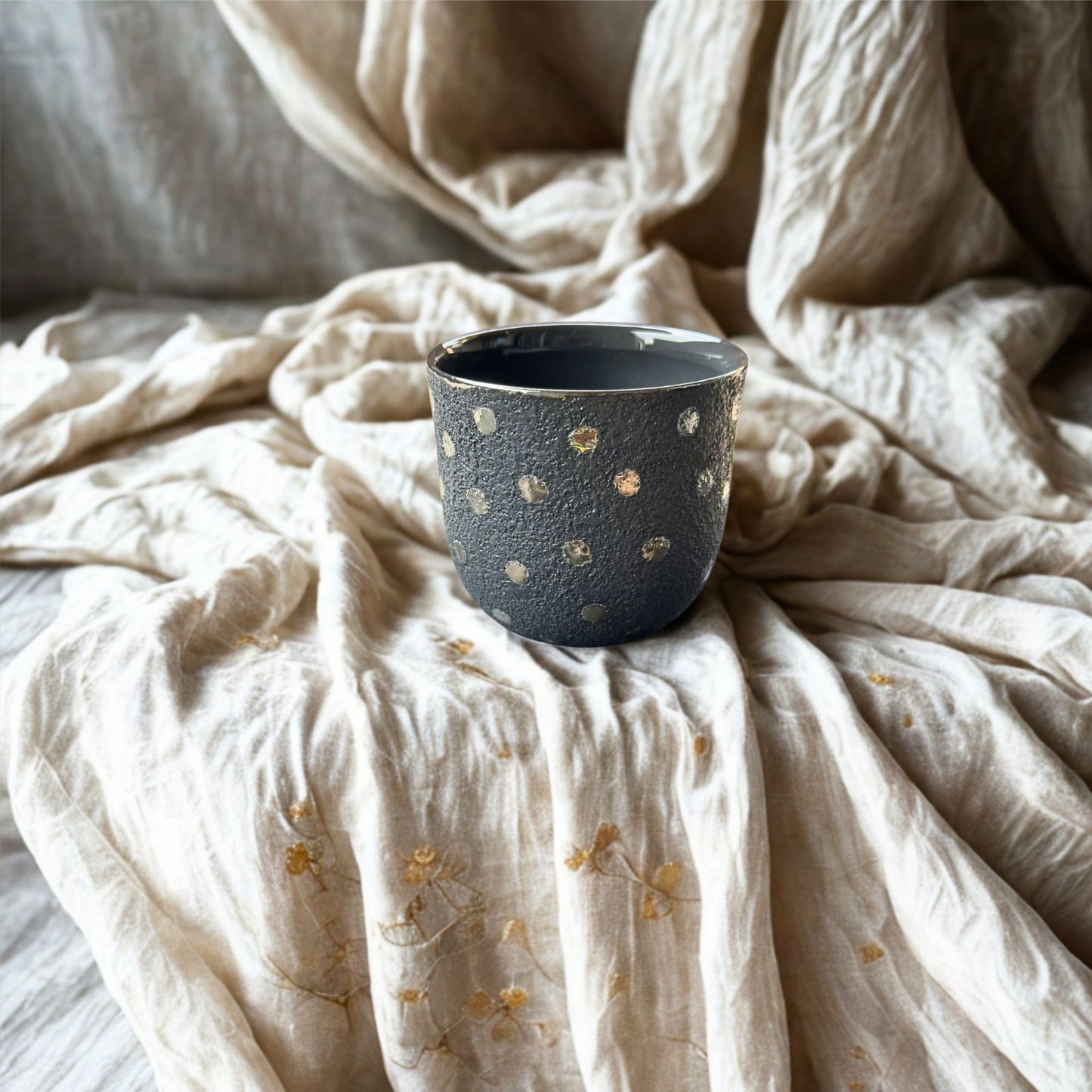 Dot Cup (schwarz/silber) - Large